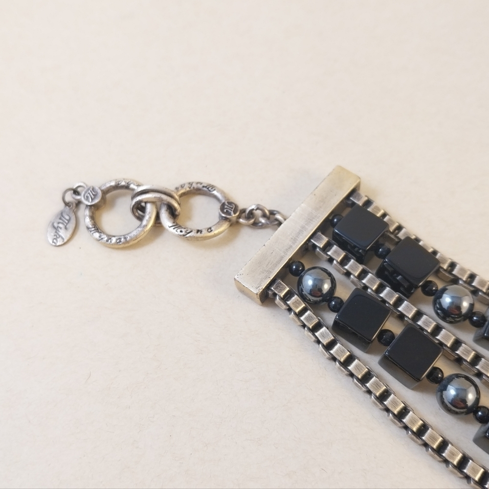 Tyra Chic Black and Silver Bracelet - Picture 10 of 13